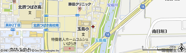 茨木警察署玉島交番周辺の地図