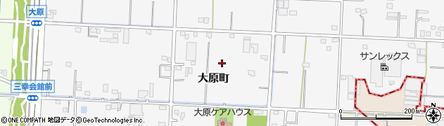 静岡県浜松市中央区大原町周辺の地図