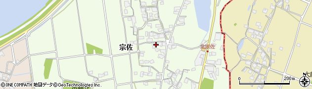 兵庫県加古川市八幡町宗佐1267周辺の地図