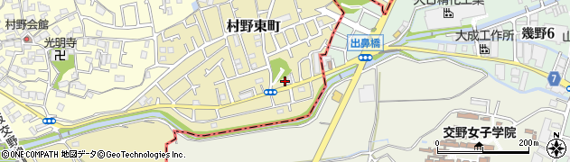 大阪府枚方市村野東町51周辺の地図