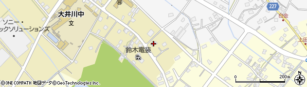 静岡県焼津市下江留17周辺の地図