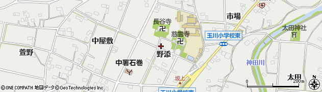 愛知県豊橋市石巻本町野添104周辺の地図