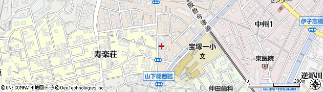 ほたるの里 宝塚南口周辺の地図