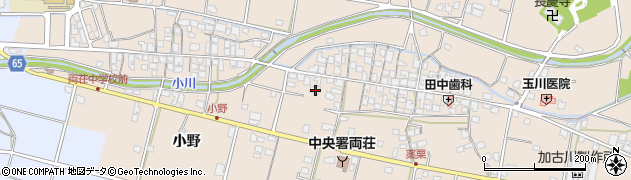 兵庫県加古川市上荘町薬栗420周辺の地図