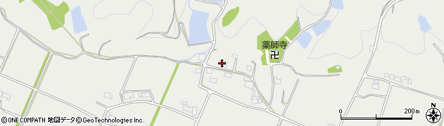 兵庫県三木市志染町志染中416周辺の地図