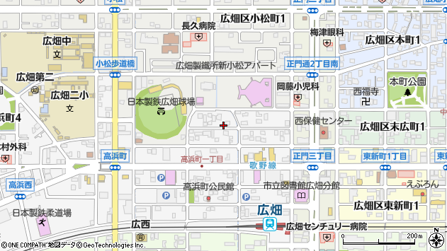 〒671-1153 兵庫県姫路市広畑区高浜町の地図