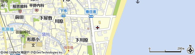 愛知県蒲郡市形原町春日浦28周辺の地図