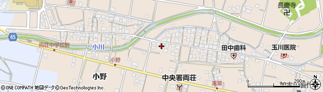 兵庫県加古川市上荘町薬栗421周辺の地図