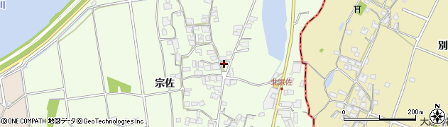 兵庫県加古川市八幡町宗佐1233周辺の地図
