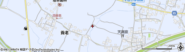 兵庫県加古川市平荘町（養老）周辺の地図