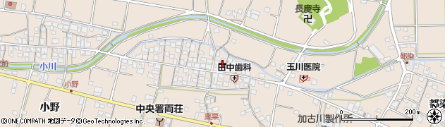 兵庫県加古川市上荘町薬栗358周辺の地図