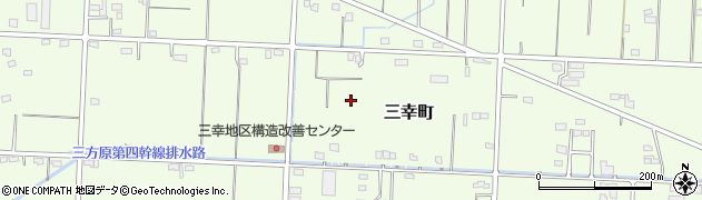 静岡県浜松市中央区三幸町周辺の地図