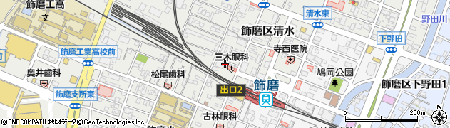 兵庫県姫路市飾磨区恵美酒86周辺の地図