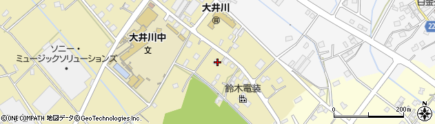 静岡県焼津市下江留63周辺の地図