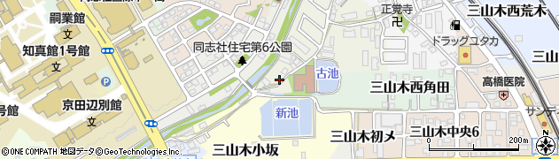 京都府京田辺市三山木西ノ河原36周辺の地図