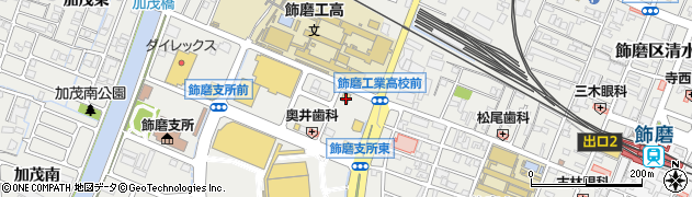兵庫県姫路市飾磨区細江2577周辺の地図