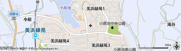 愛知県美浜町（知多郡）美浜緑苑周辺の地図