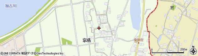 兵庫県加古川市八幡町宗佐1315周辺の地図