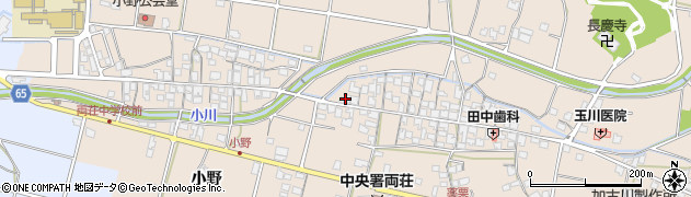兵庫県加古川市上荘町薬栗422周辺の地図