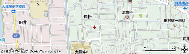 長松丁田公園周辺の地図