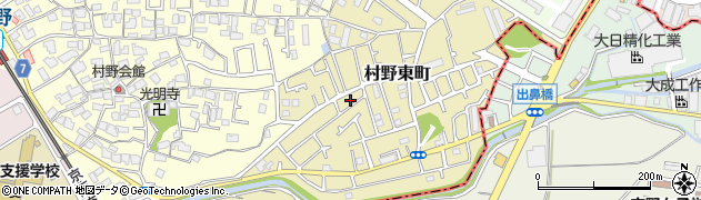 大阪府枚方市村野東町25周辺の地図