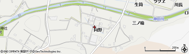 愛知県豊橋市石巻本町（向野）周辺の地図
