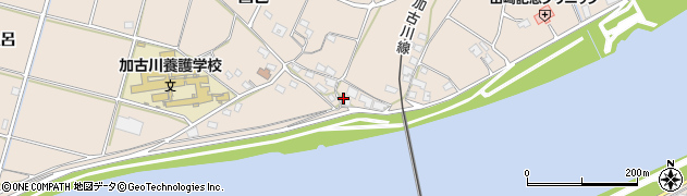 兵庫県加古川市上荘町井ノ口442周辺の地図