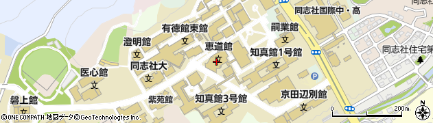恵道館周辺の地図
