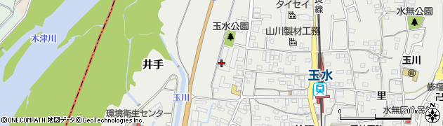 京都府井手町（綴喜郡）井手（北玉水）周辺の地図