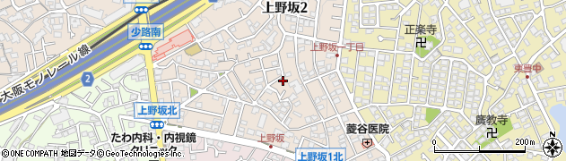 上野坂1丁目公園周辺の地図