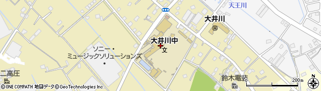 焼津市立大井川中学校周辺の地図