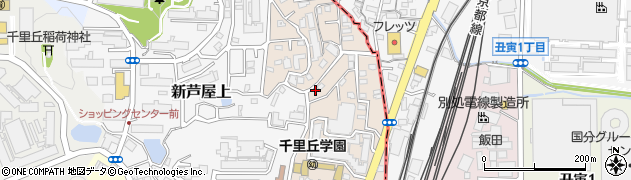 大阪府吹田市新芦屋下周辺の地図