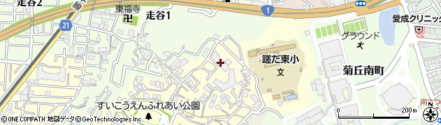 大阪府枚方市翠香園町19周辺の地図