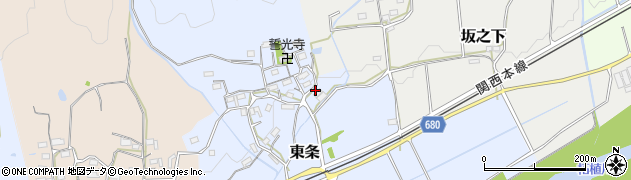三重県伊賀市東条634周辺の地図