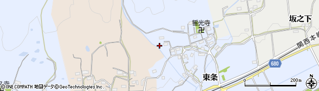 三重県伊賀市東条575周辺の地図