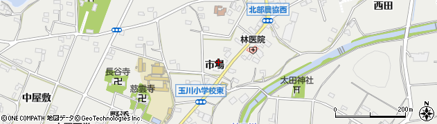 愛知県豊橋市石巻本町（市場）周辺の地図
