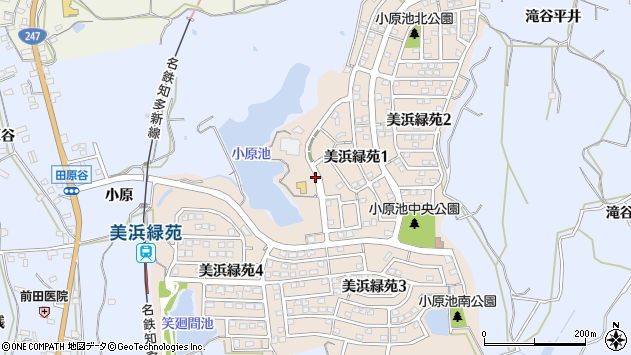 〒470-3232 愛知県知多郡美浜町美浜緑苑の地図