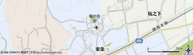 三重県伊賀市東条649周辺の地図