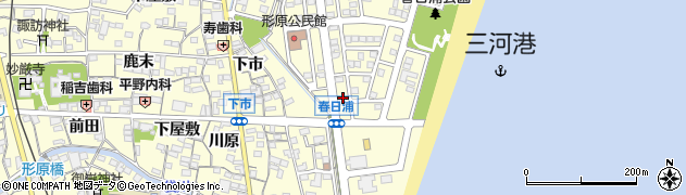 愛知県蒲郡市形原町春日浦23周辺の地図