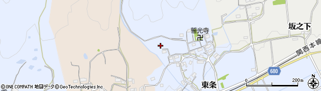 三重県伊賀市東条537周辺の地図