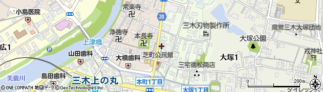 金光教三木教会周辺の地図