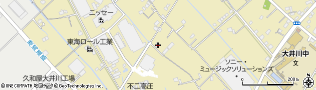 静岡県焼津市下江留490周辺の地図