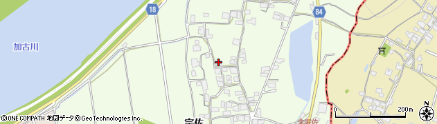 兵庫県加古川市八幡町宗佐1289周辺の地図