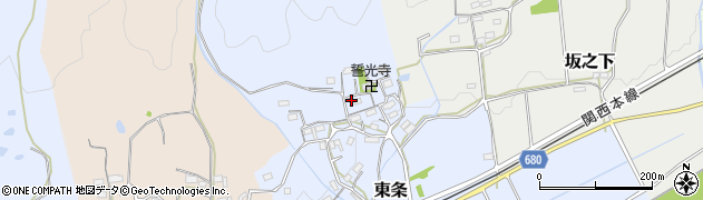 三重県伊賀市東条659周辺の地図