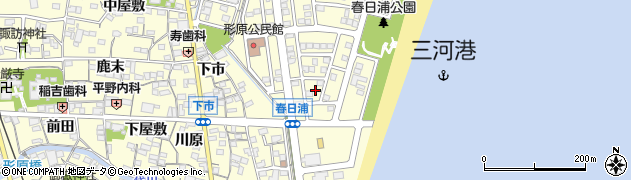 愛知県蒲郡市形原町春日浦15周辺の地図