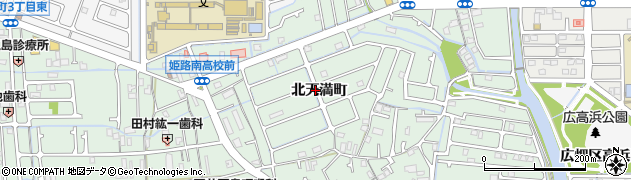 兵庫県姫路市大津区（北天満町）周辺の地図