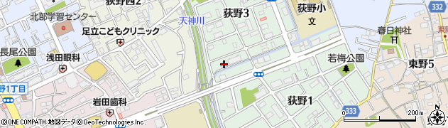 中沢コーポ周辺の地図