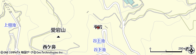 愛知県西尾市東幡豆町（平岩）周辺の地図