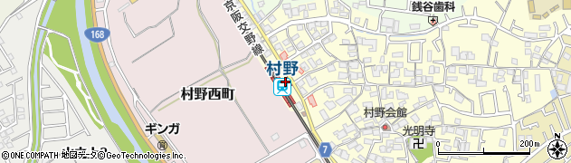 村野駅周辺の地図
