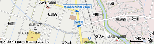 愛知県西尾市吉良町荻原桐杭32周辺の地図